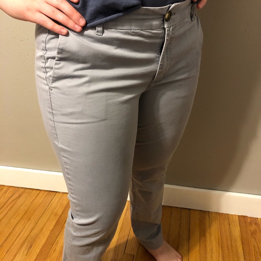 J. Crew Gray Chino Pants